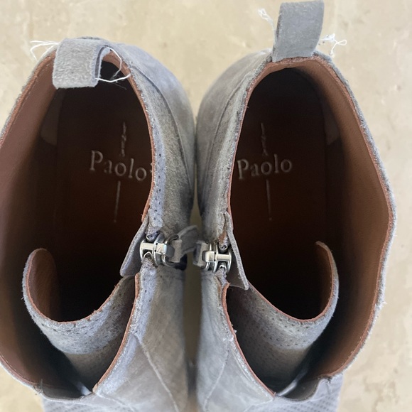 Linea Paolo Felicia Wedge Sneaker Light Grey Size 8M - Picture 6 of 8